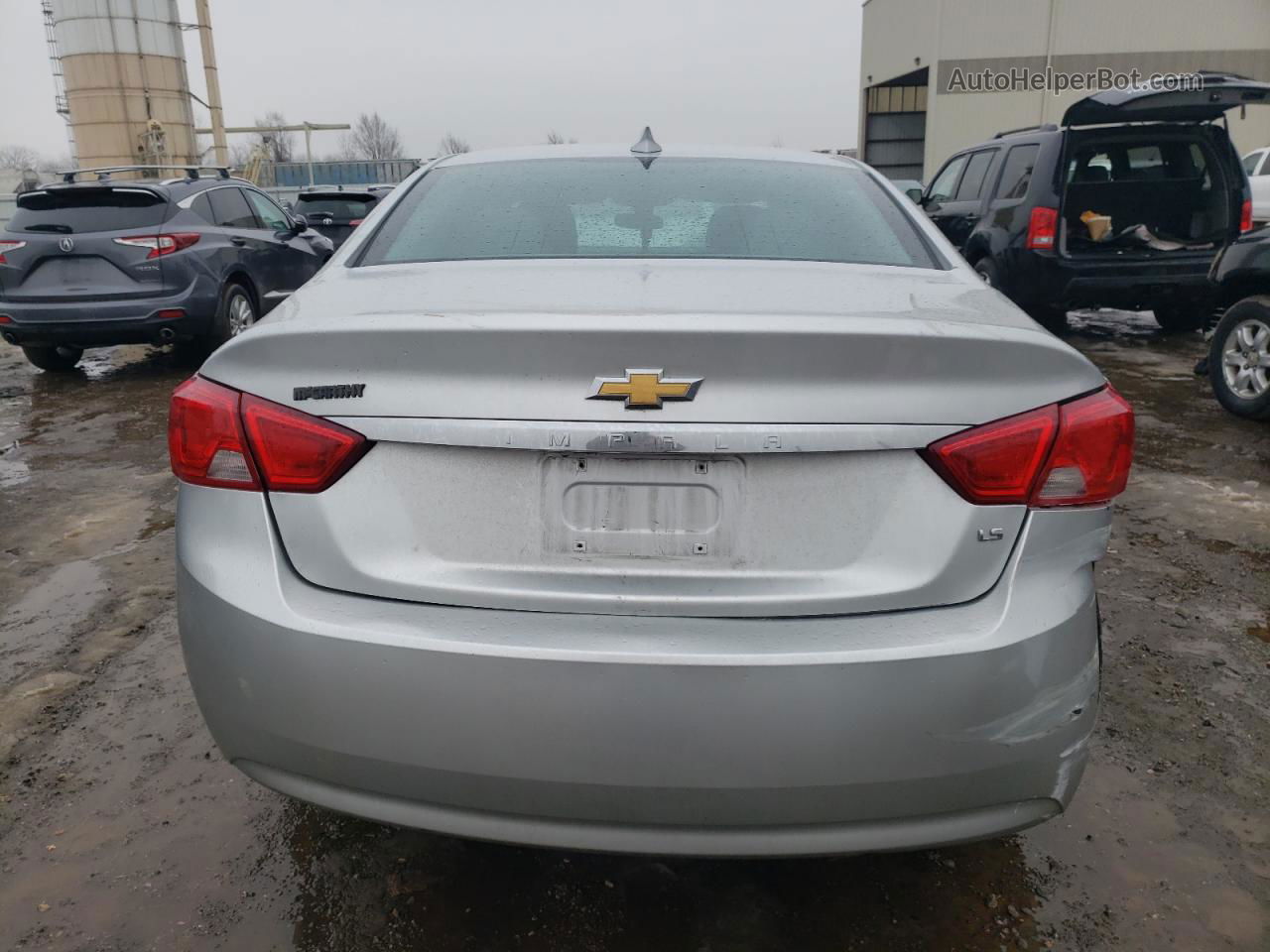 2016 Chevrolet Impala Ls Silver vin: 1G11Z5SA2GU157246