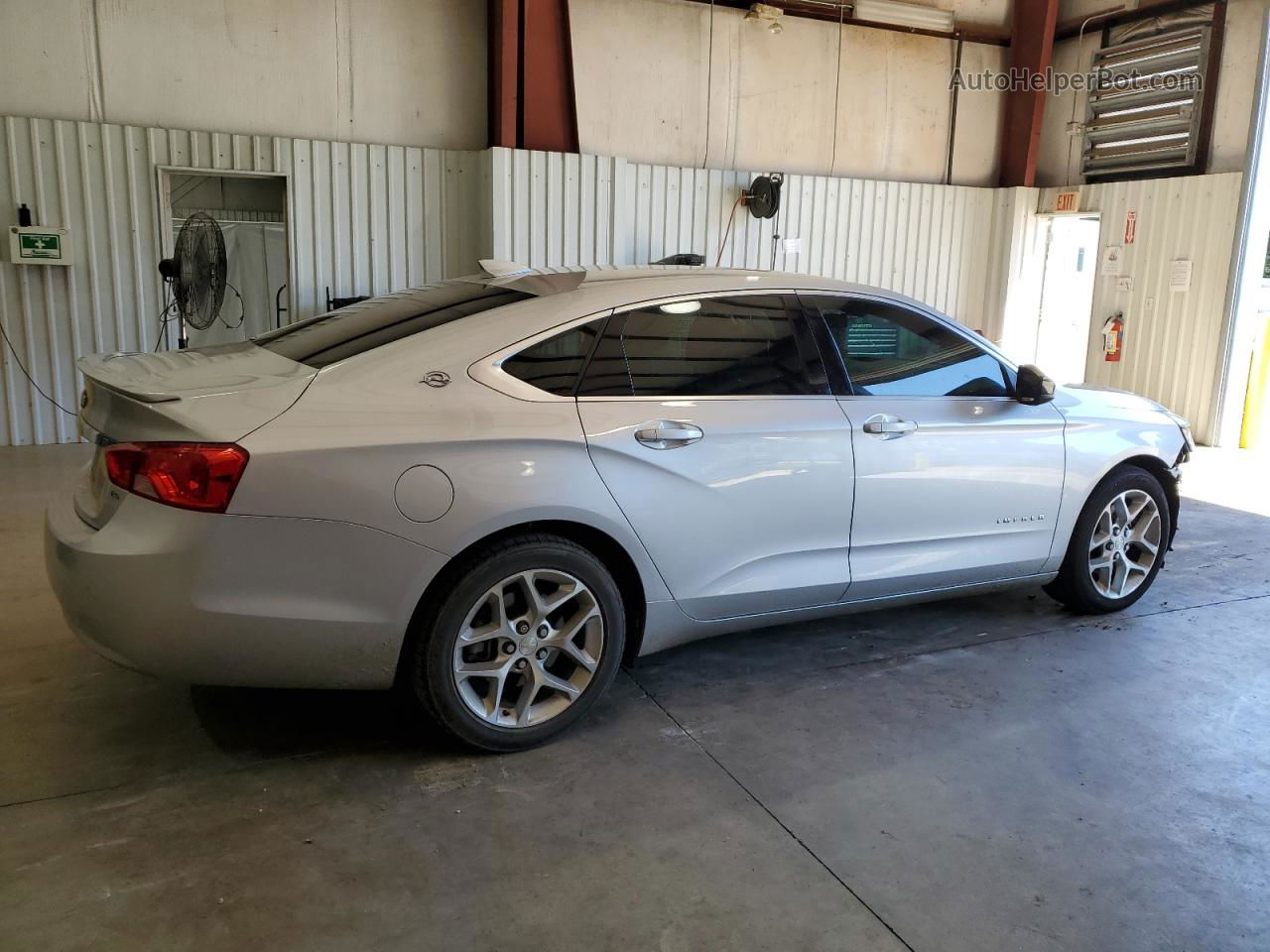 2016 Chevrolet Impala Ls Silver vin: 1G11Z5SA6GU162028