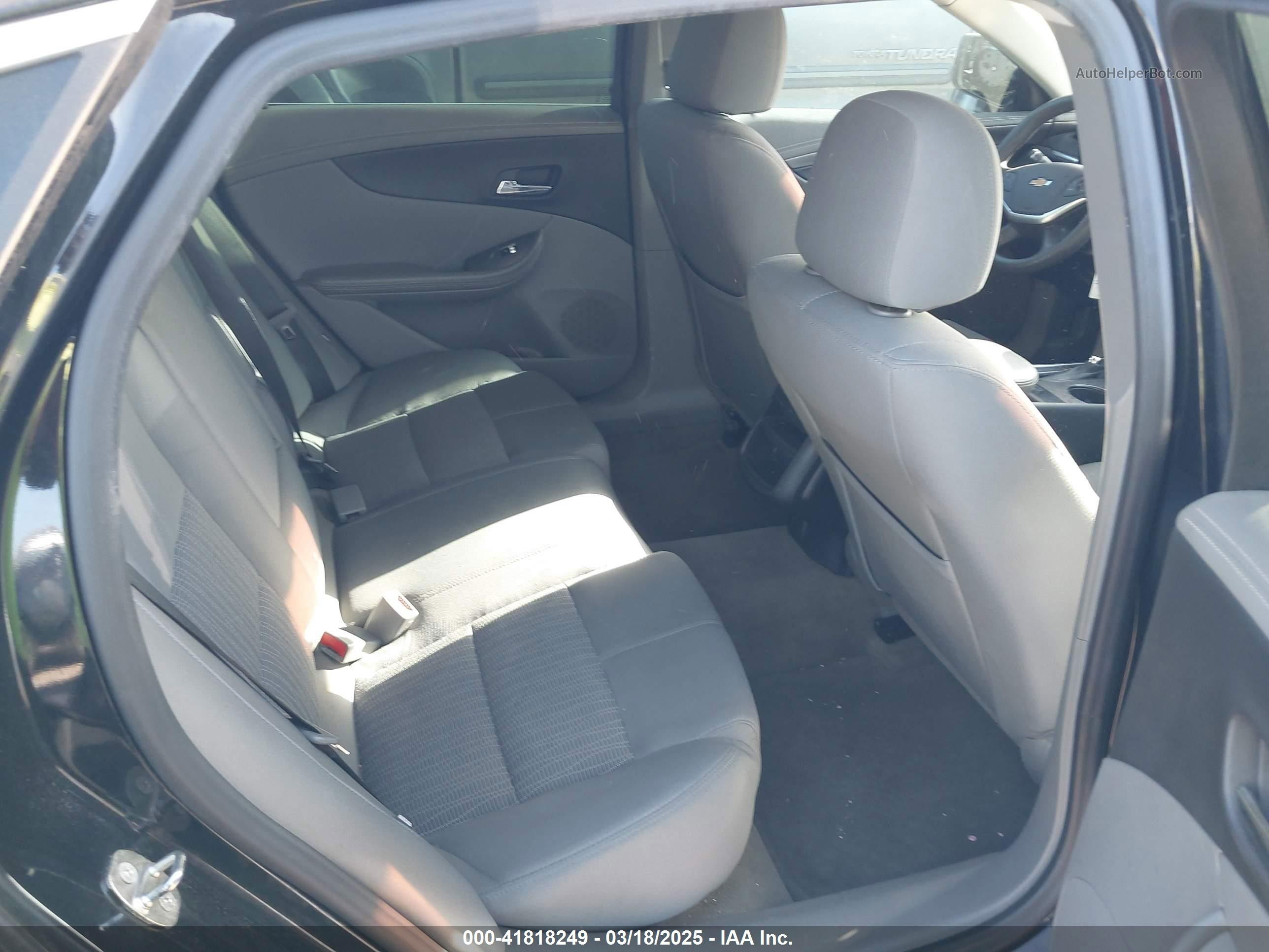 2017 Chevrolet Impala Ls Black vin: 1G11Z5SA9HU134077