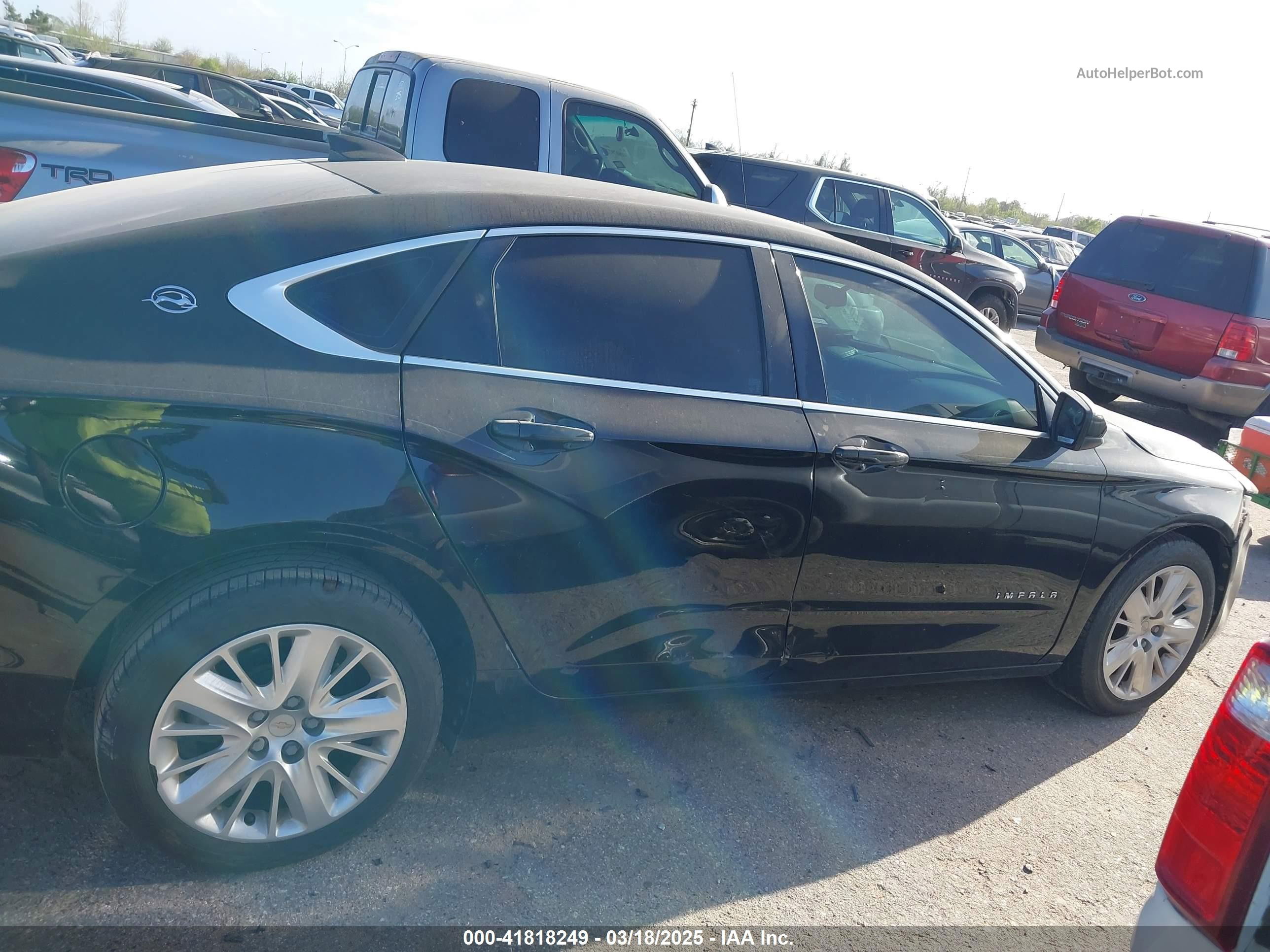 2017 Chevrolet Impala Ls Black vin: 1G11Z5SA9HU134077