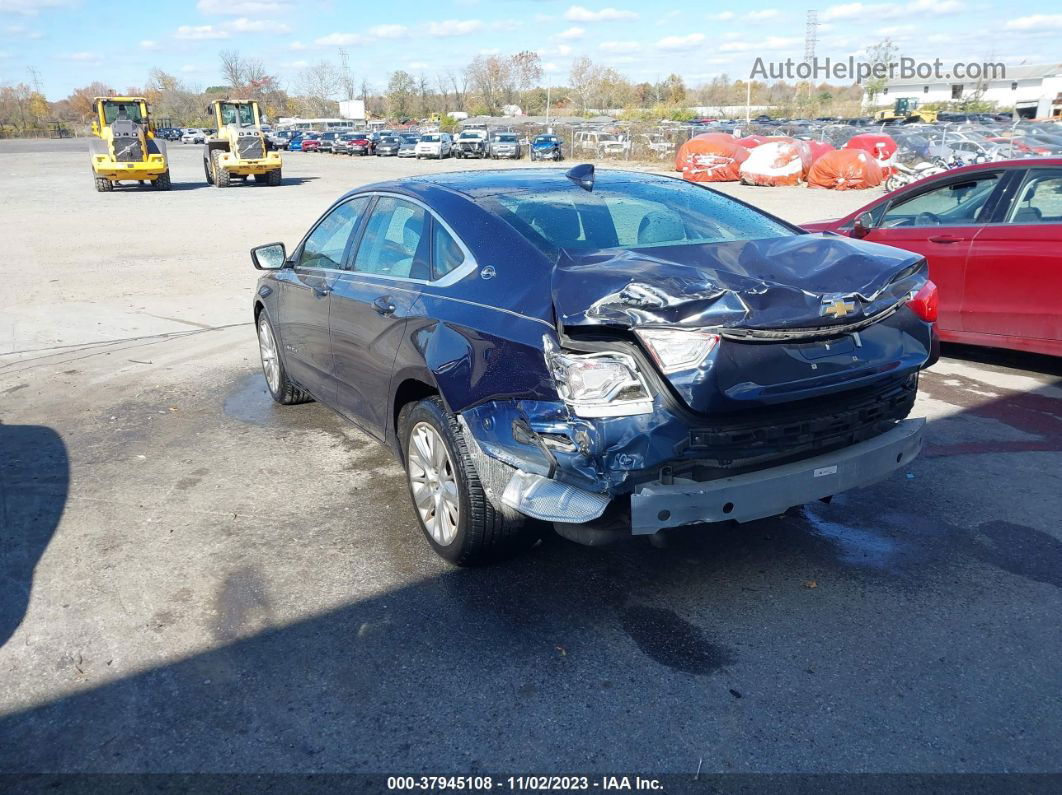 2017 Chevrolet Impala Ls Blue vin: 1G11Z5SA9HU164602