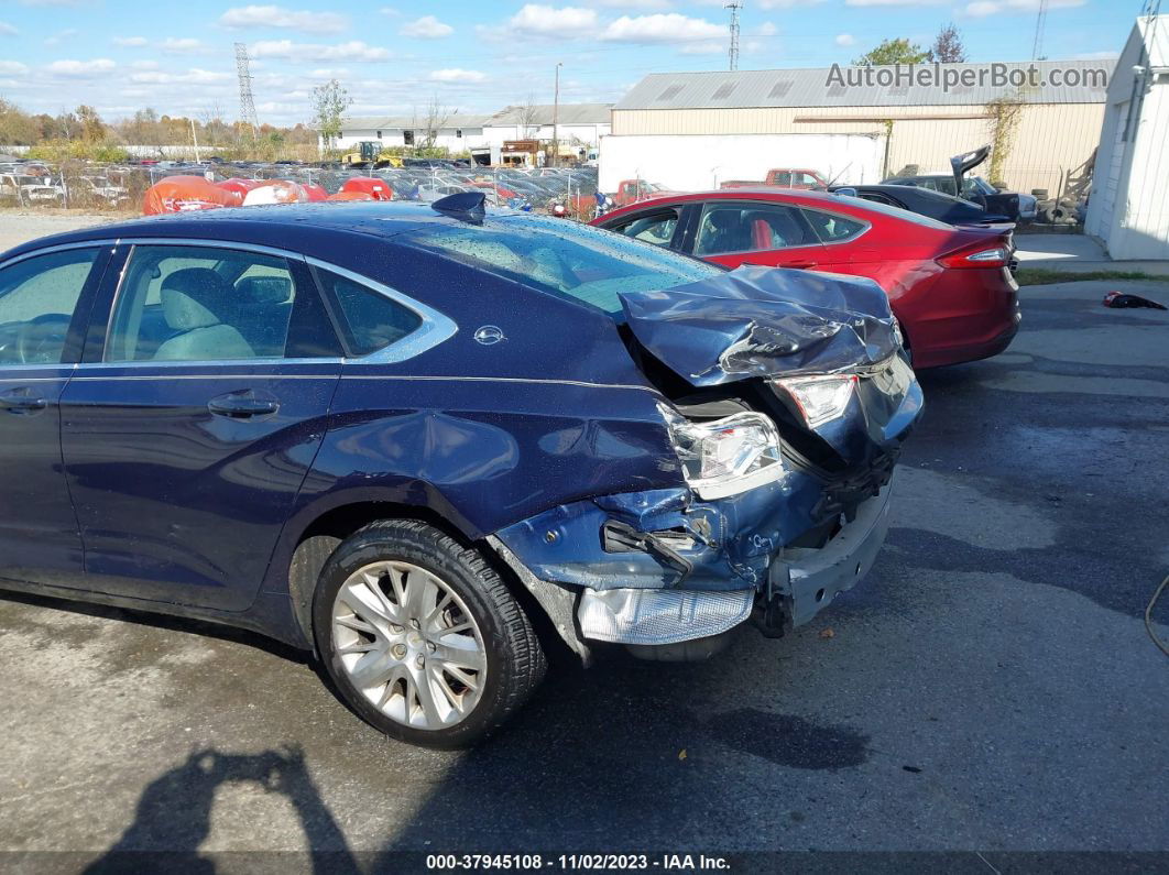 2017 Chevrolet Impala Ls Blue vin: 1G11Z5SA9HU164602