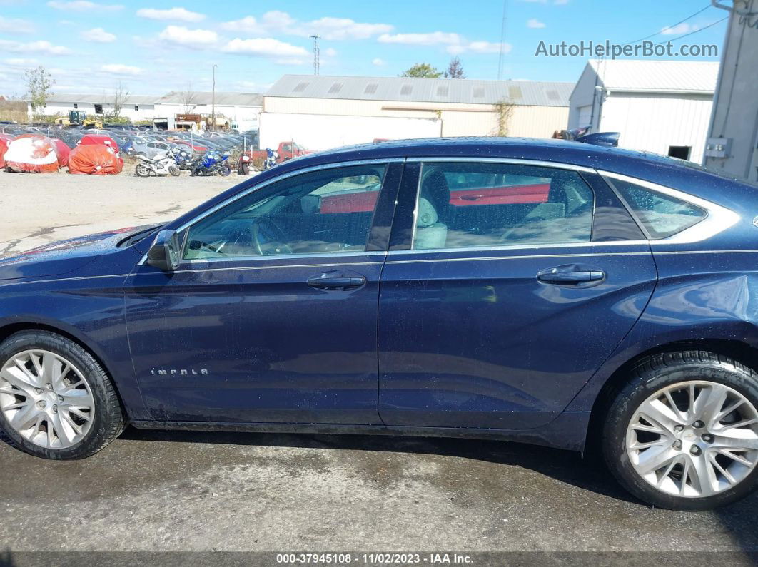 2017 Chevrolet Impala Ls Blue vin: 1G11Z5SA9HU164602