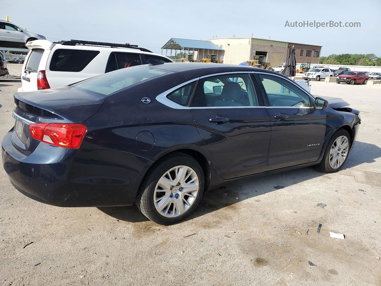 2017 Chevrolet Impala Ls Blue vin: 1G11Z5SAXHU112556