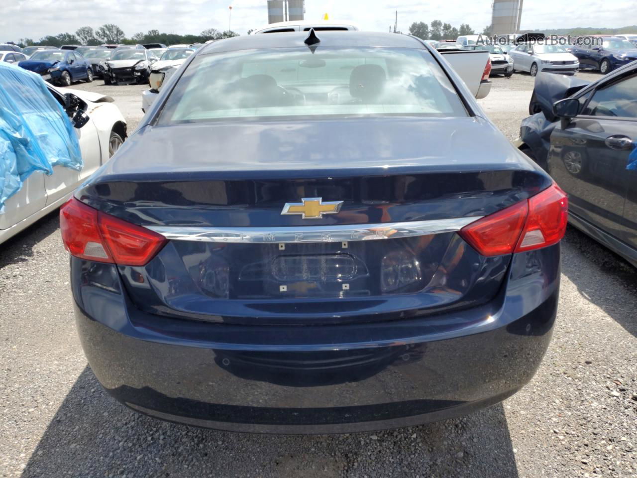 2017 Chevrolet Impala Ls Blue vin: 1G11Z5SAXHU112556