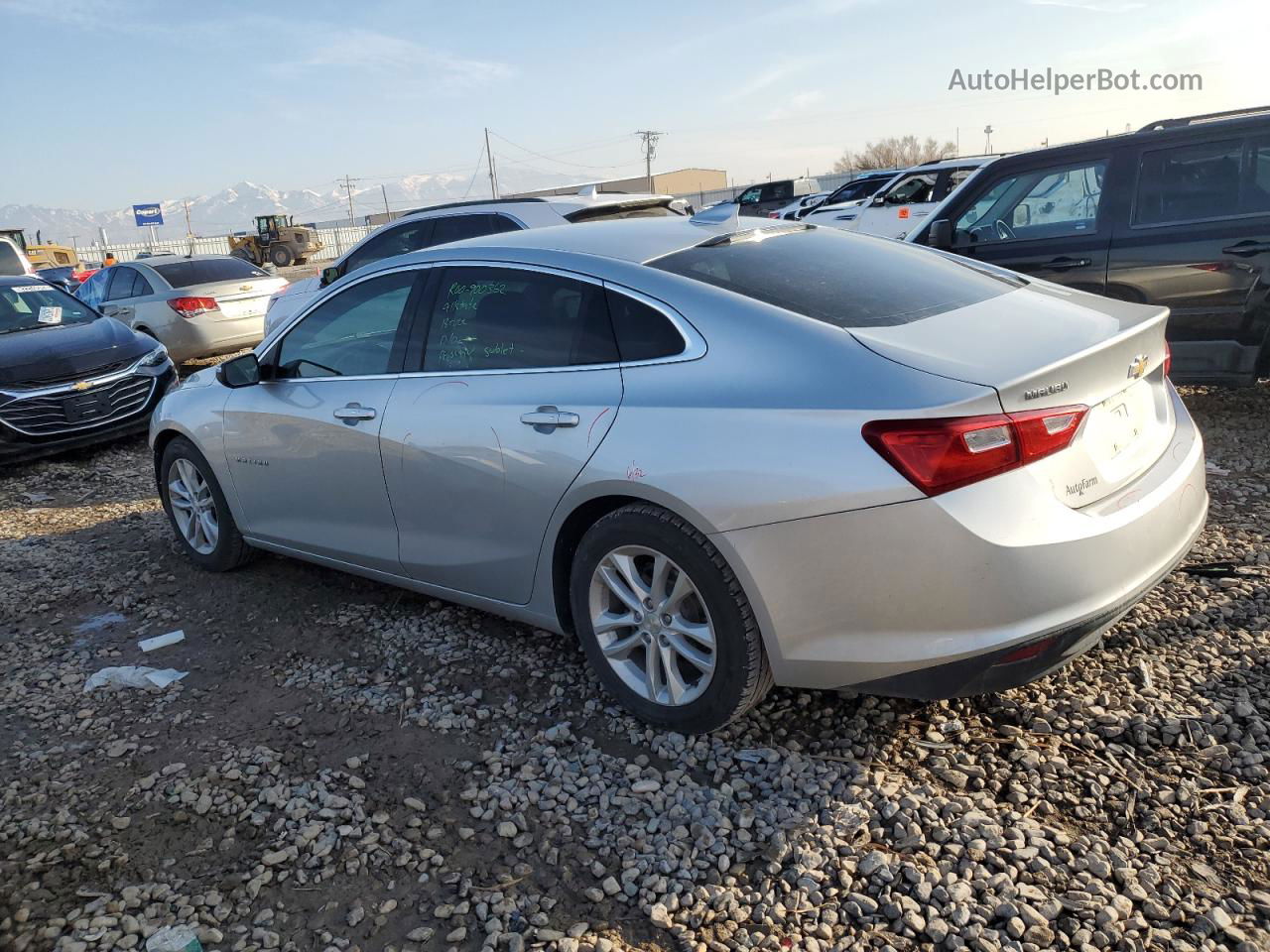 2017 Chevrolet Malibu Lt Silver vin: 1G1ZE5ST4HF175334