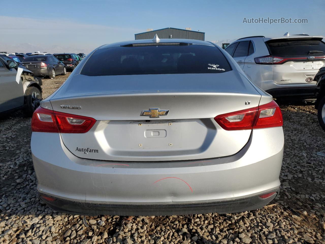 2017 Chevrolet Malibu Lt Silver vin: 1G1ZE5ST4HF175334