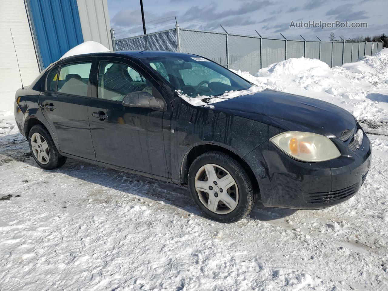 2007 Chevrolet Cobalt Ls Black vin: 1G1AJ55F677320140