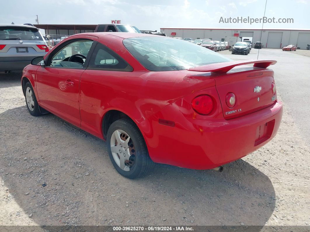 2007 Chevrolet Cobalt Ls Red vin: 1G1AK15F077208519