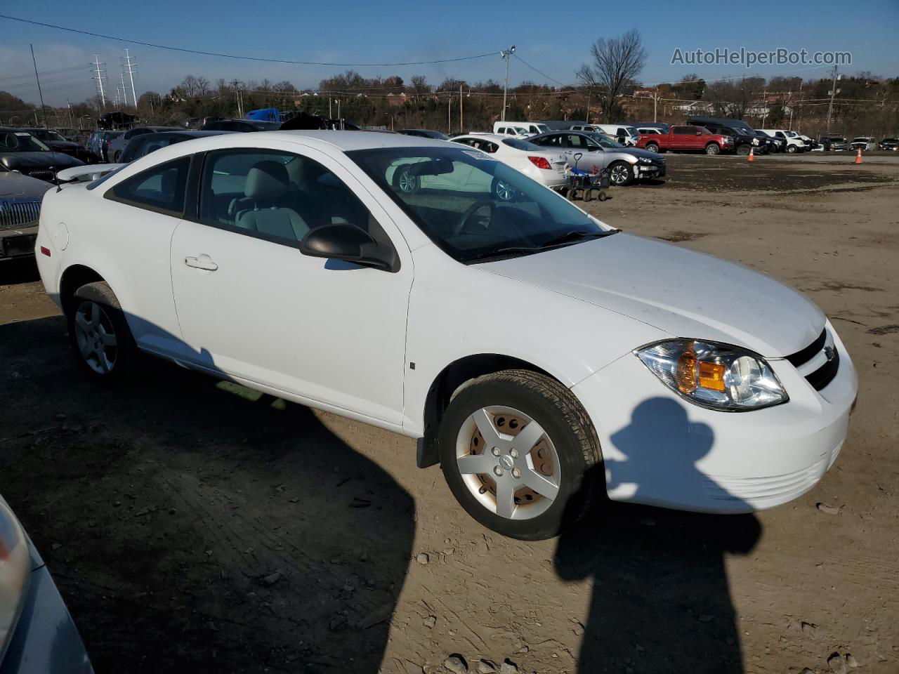 2007 Chevrolet Cobalt Ls Белый vin: 1G1AK15F077272057