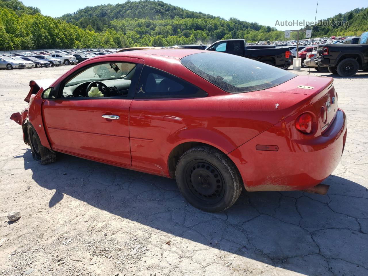 2007 Chevrolet Cobalt Ls Red vin: 1G1AK15F077339269