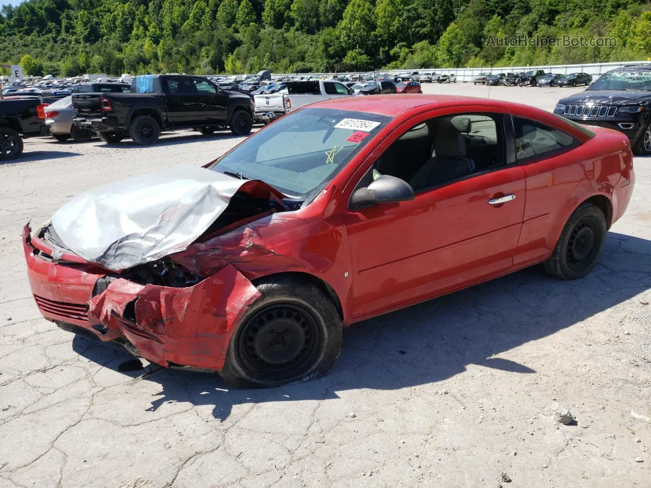 2007 Chevrolet Cobalt Ls Red vin: 1G1AK15F077339269