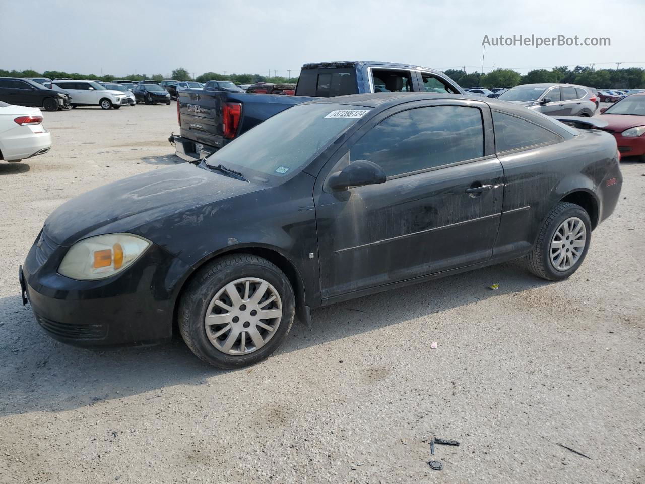 2007 Chevrolet Cobalt Ls Black vin: 1G1AK15F077400619