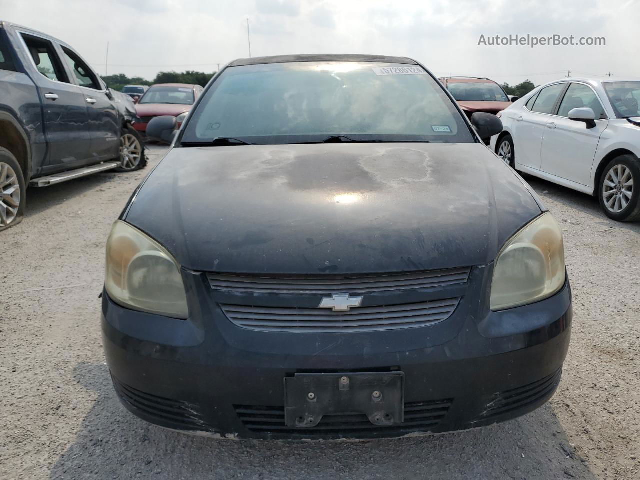 2007 Chevrolet Cobalt Ls Black vin: 1G1AK15F077400619