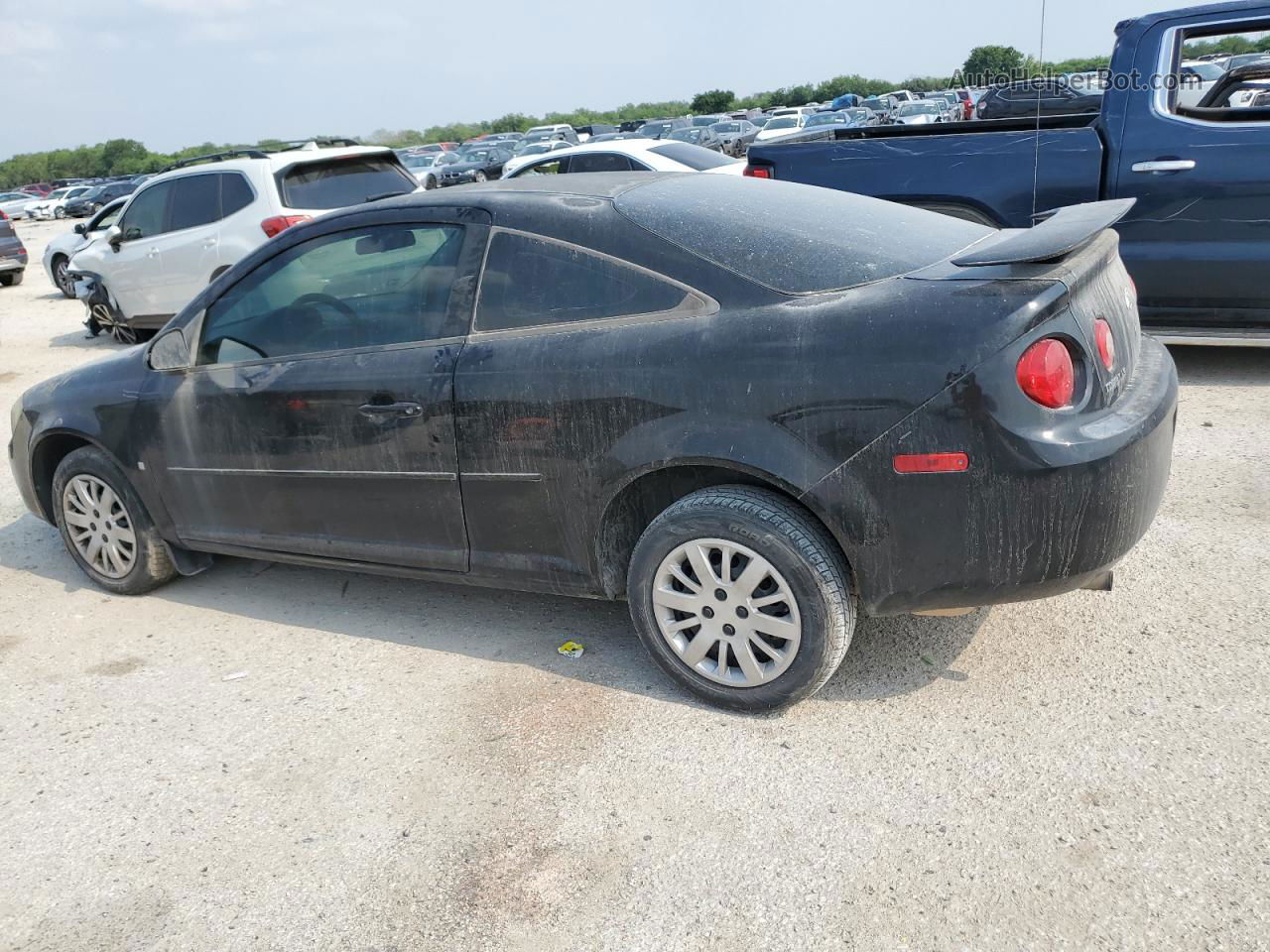 2007 Chevrolet Cobalt Ls Black vin: 1G1AK15F077400619