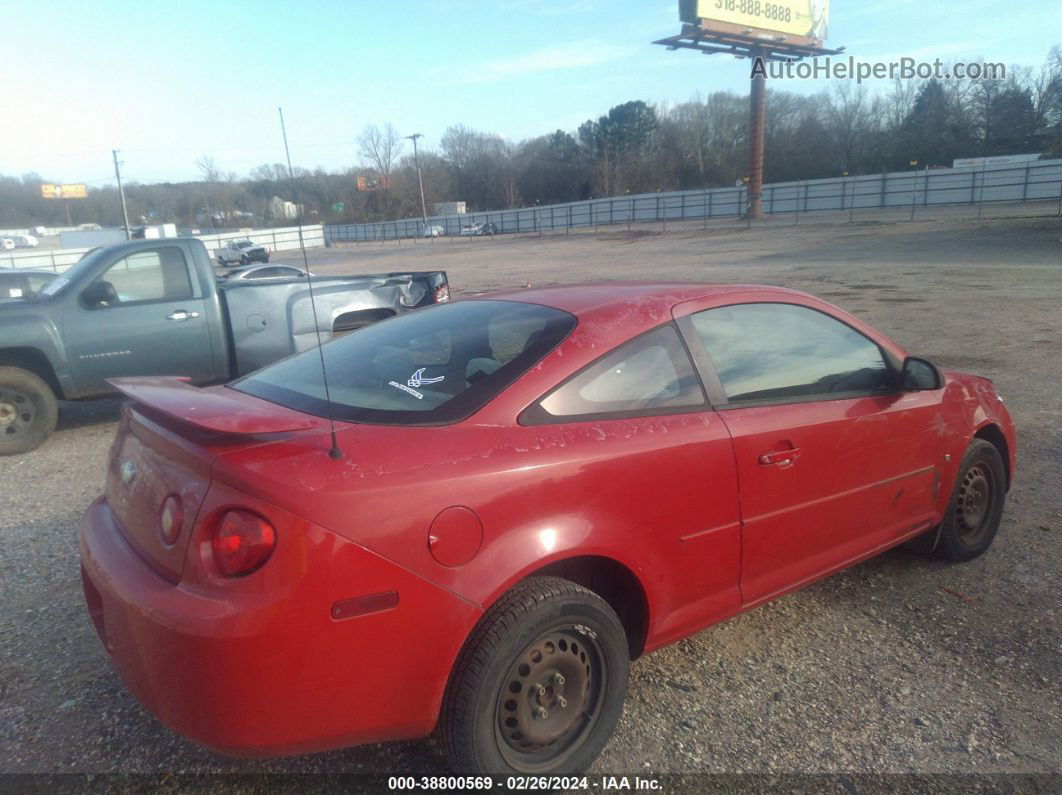 2007 Chevrolet Cobalt Ls Red vin: 1G1AK15F177218024