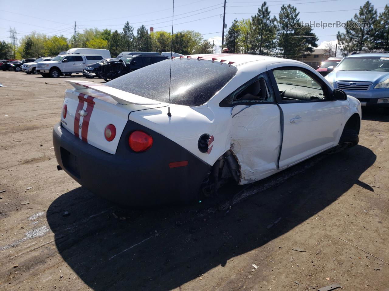 2007 Chevrolet Cobalt Ls White vin: 1G1AK15F277105859