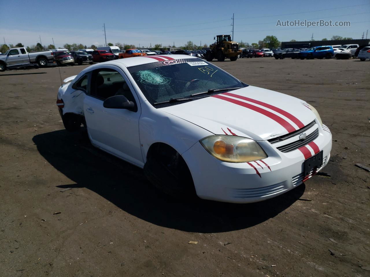 2007 Chevrolet Cobalt Ls White vin: 1G1AK15F277105859