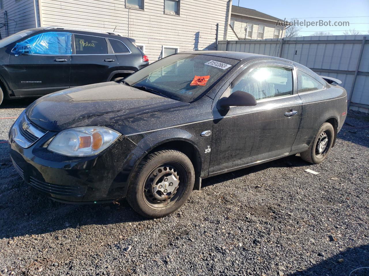 2007 Chevrolet Cobalt Ls Black vin: 1G1AK15F377148638