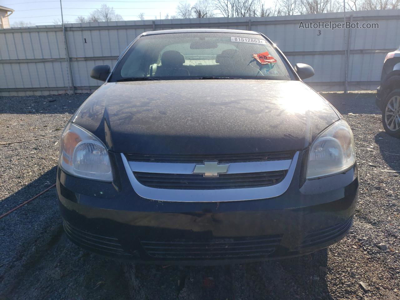 2007 Chevrolet Cobalt Ls Black vin: 1G1AK15F377148638