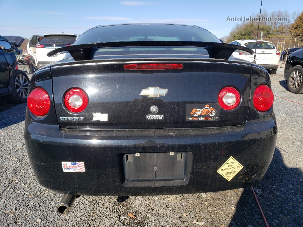 2007 Chevrolet Cobalt Ls Black vin: 1G1AK15F377148638