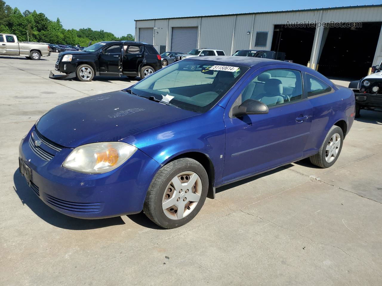 2007 Chevrolet Cobalt Ls Blue vin: 1G1AK15F377182417