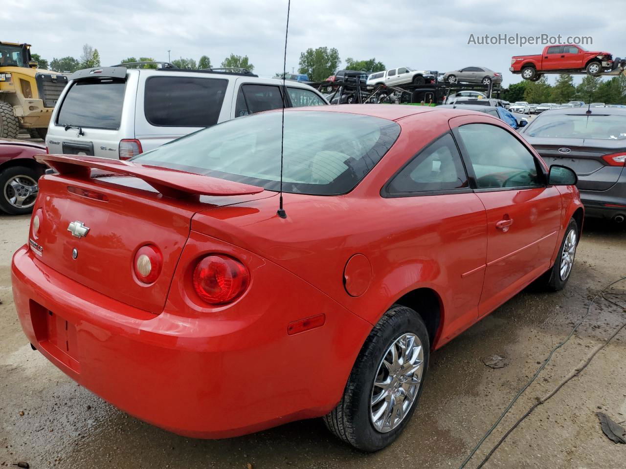 2007 Chevrolet Cobalt Ls Red vin: 1G1AK15F377403854