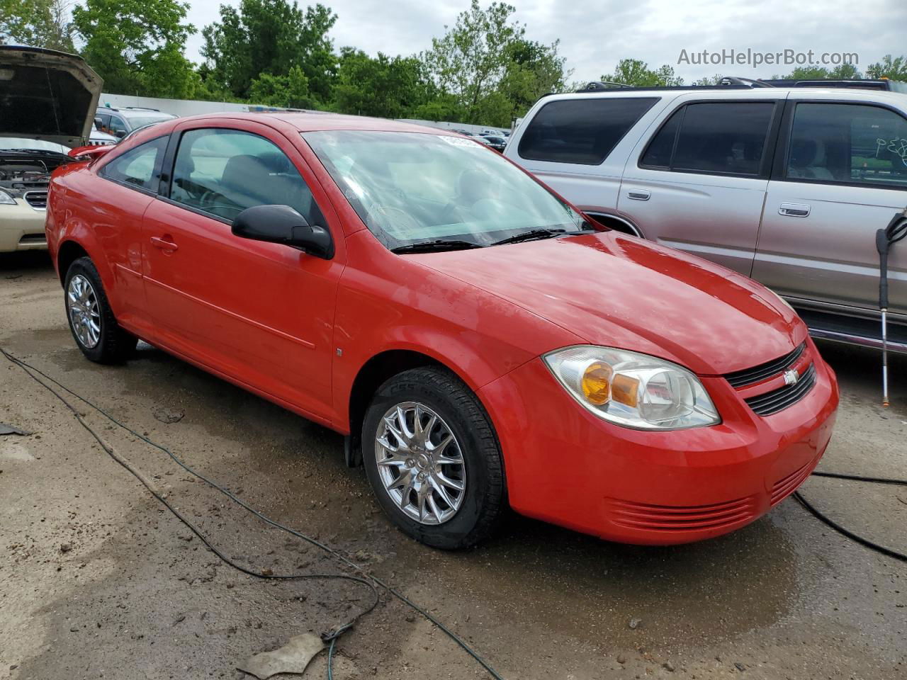 2007 Chevrolet Cobalt Ls Red vin: 1G1AK15F377403854