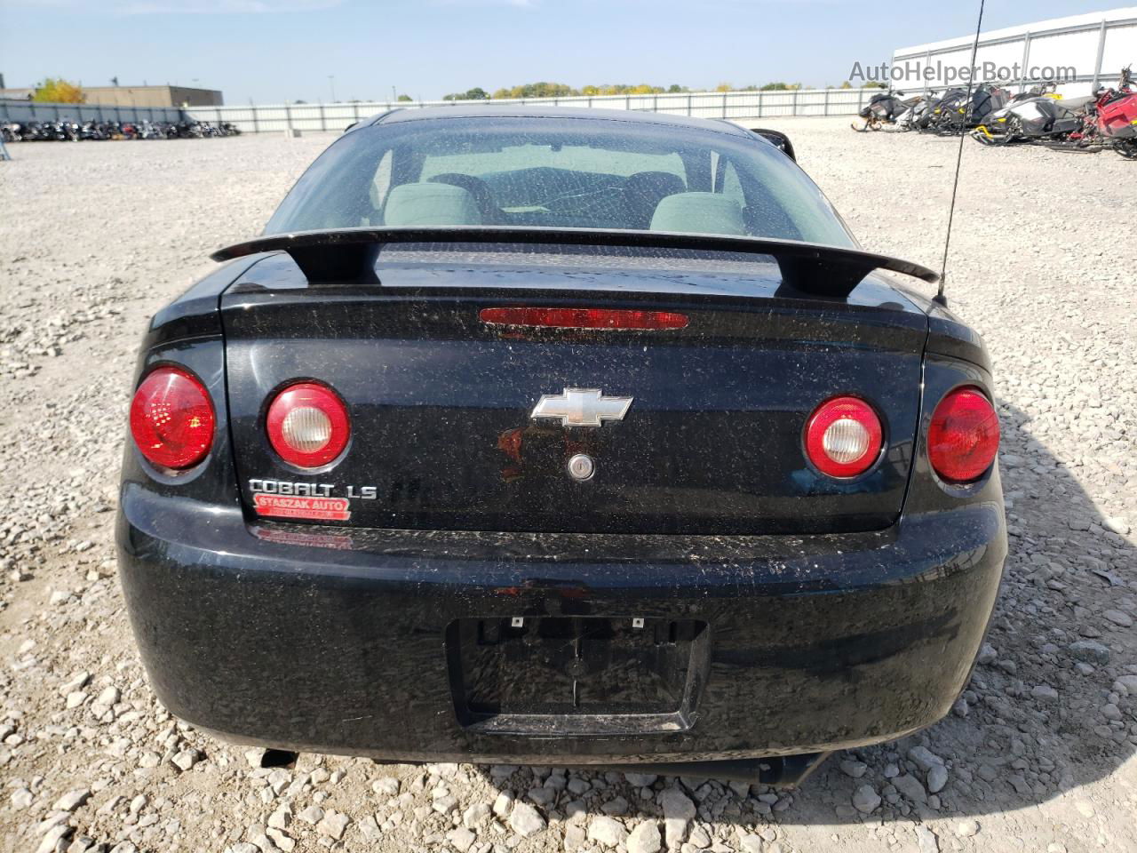 2007 Chevrolet Cobalt Ls Black vin: 1G1AK15F477269369