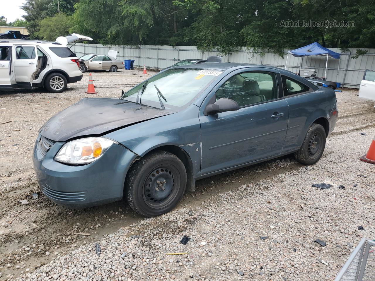 2007 Chevrolet Cobalt Ls Blue vin: 1G1AK15F477400672