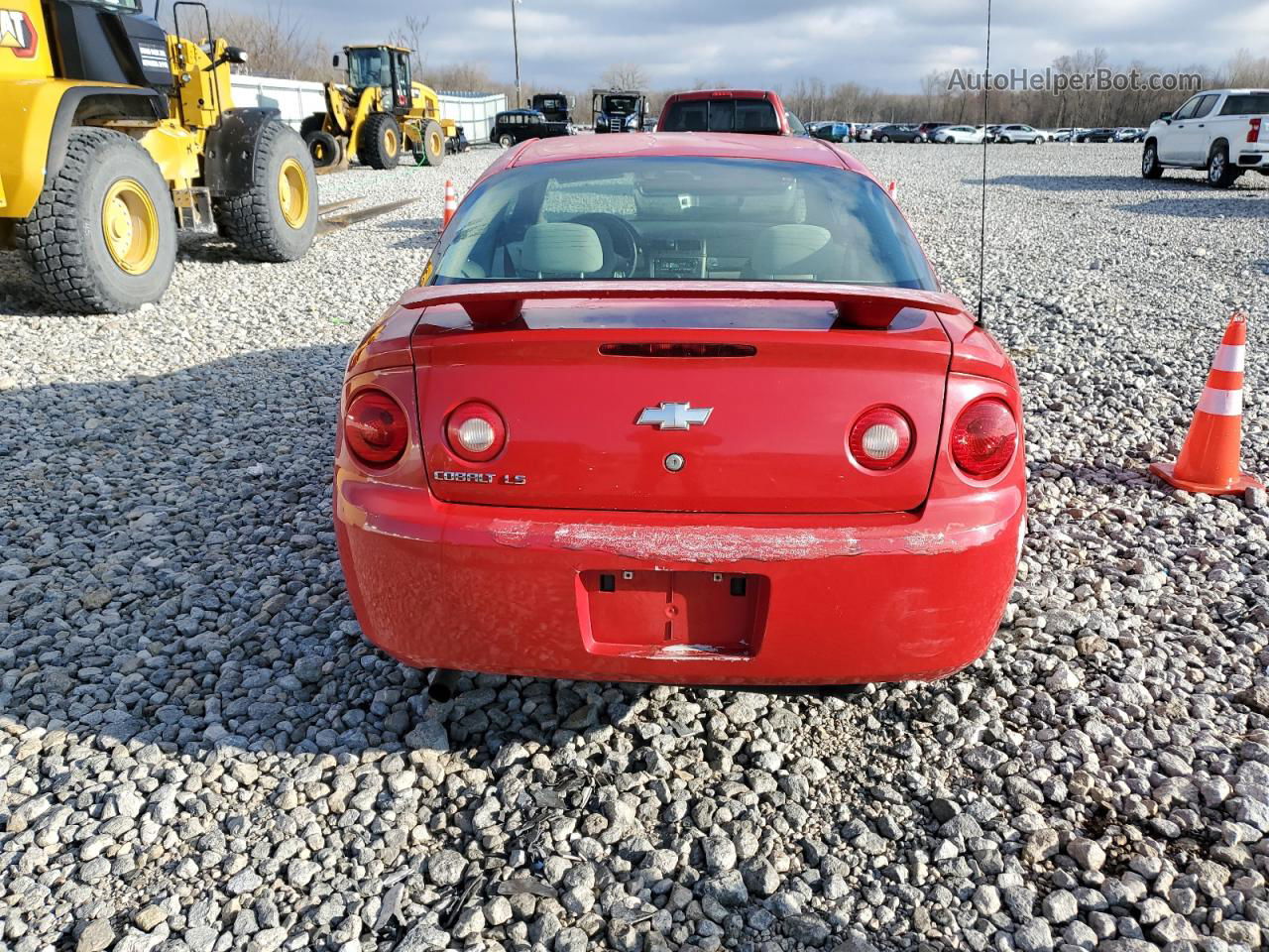 2007 Chevrolet Cobalt Ls Red vin: 1G1AK15F577174786