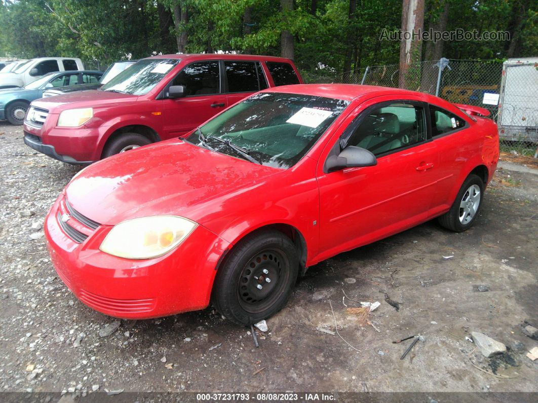 2007 Chevrolet Cobalt Ls Red vin: 1G1AK15F577202747