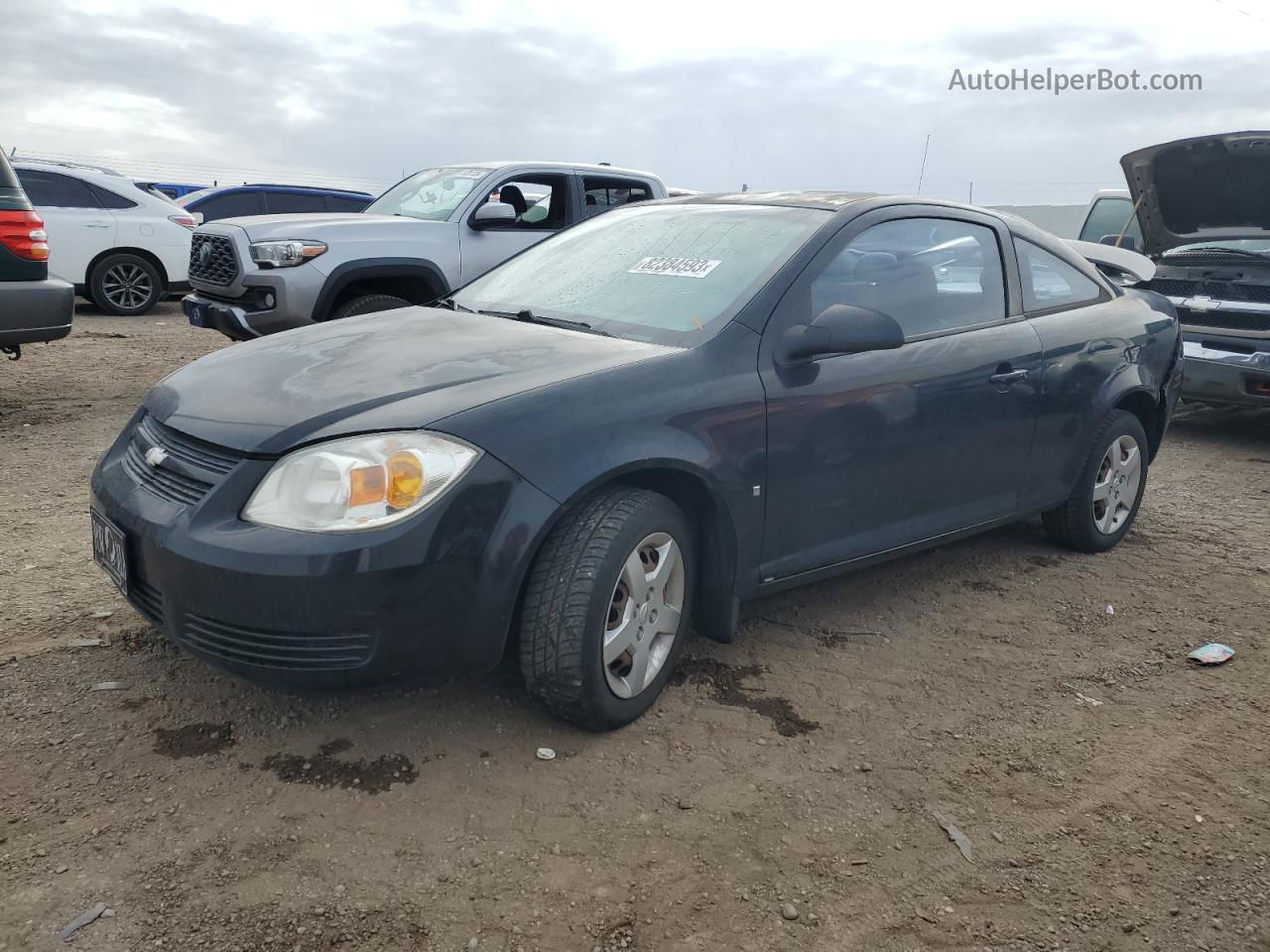 2007 Chevrolet Cobalt Ls Black vin: 1G1AK15F577342457