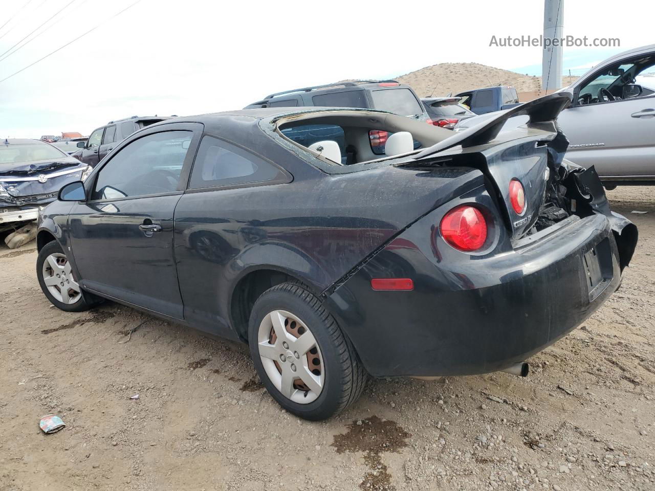 2007 Chevrolet Cobalt Ls Black vin: 1G1AK15F577342457