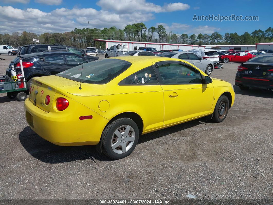 2007 Chevrolet Cobalt Ls Желтый vin: 1G1AK15F577371831