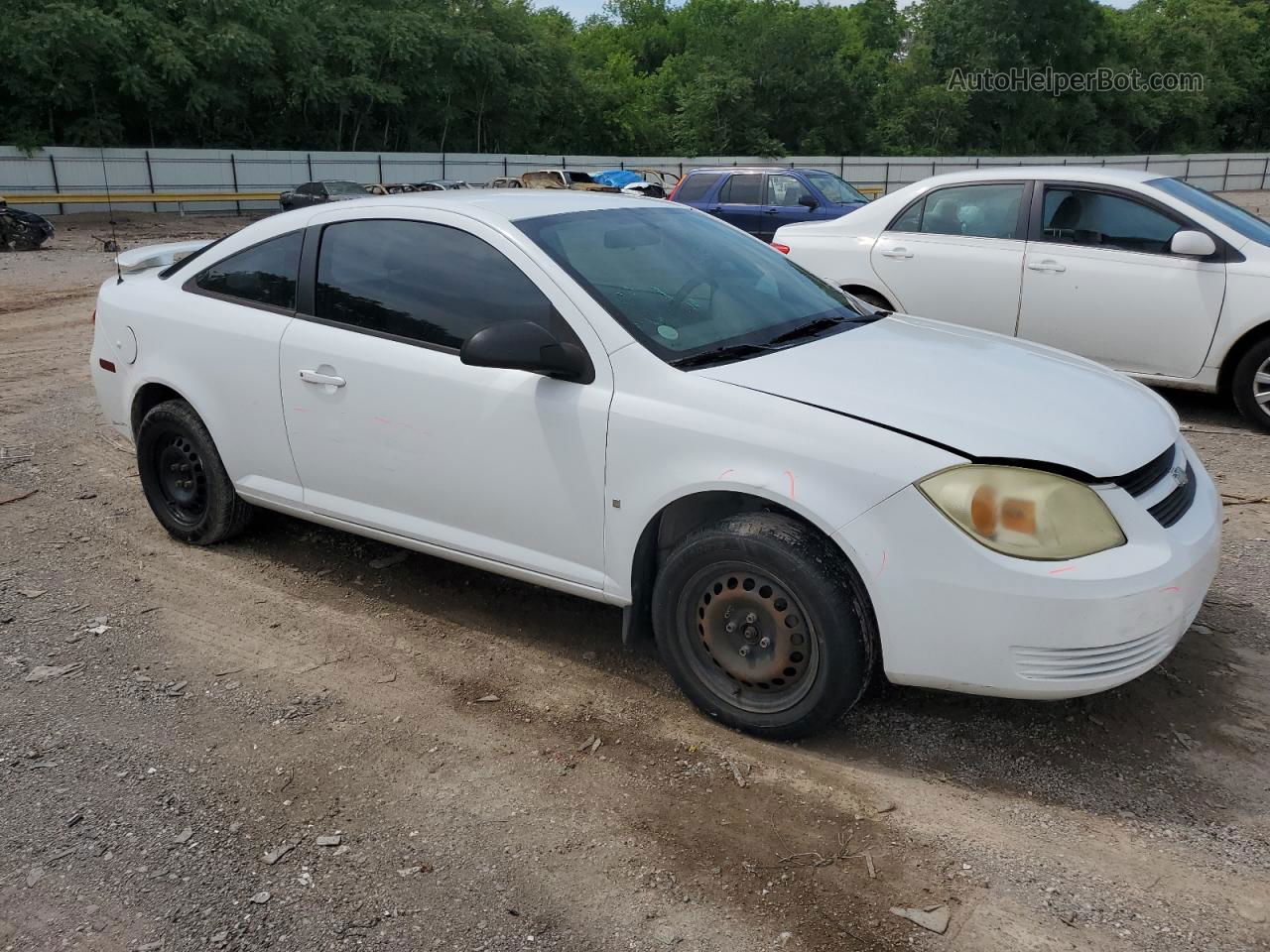 2007 Chevrolet Cobalt Ls White vin: 1G1AK15F677370638