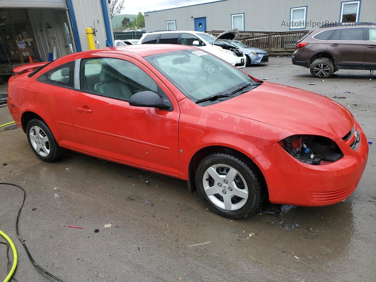 2007 Chevrolet Cobalt Ls Red vin: 1G1AK15F777156435