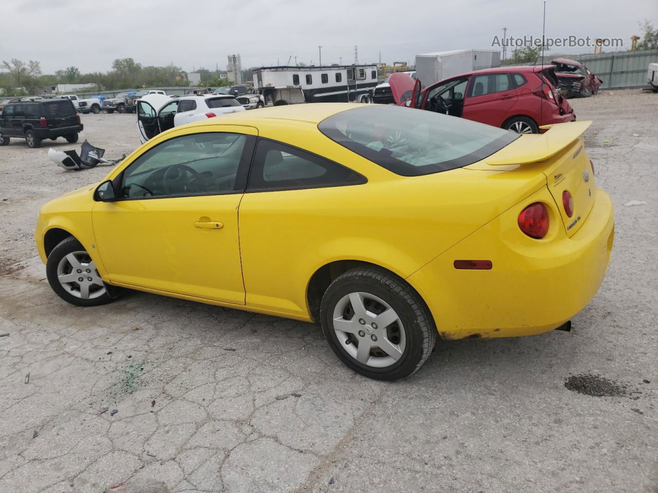 2007 Chevrolet Cobalt Ls Yellow vin: 1G1AK15F777219078