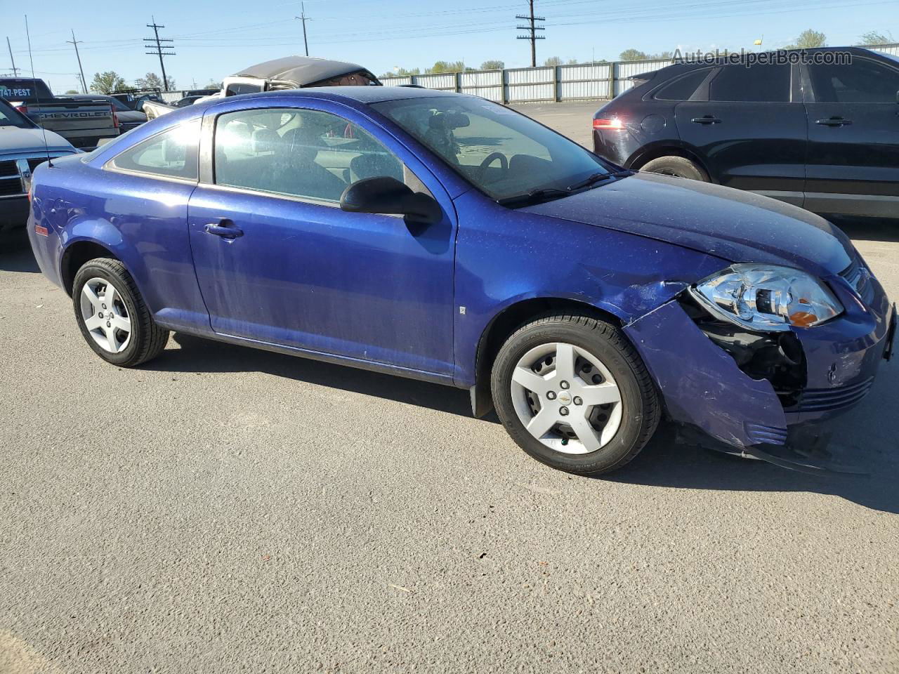 2007 Chevrolet Cobalt Ls Blue vin: 1G1AK15F777379414