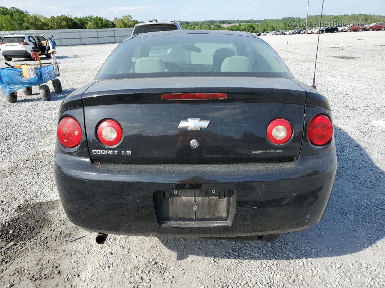 2007 Chevrolet Cobalt Ls Black vin: 1G1AK15F877222264