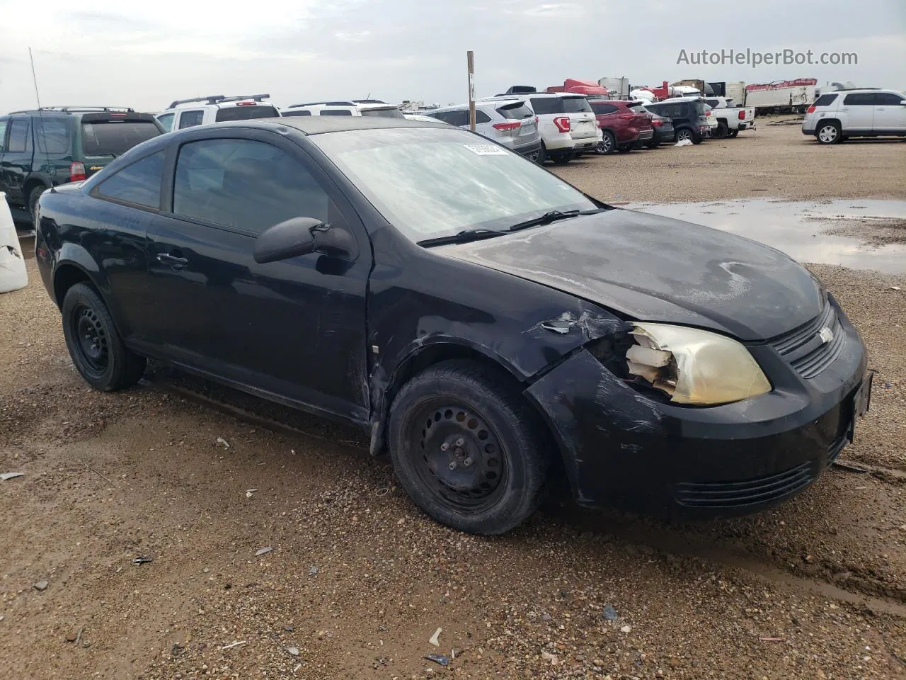 2007 Chevrolet Cobalt Ls Black vin: 1G1AK15F877303524