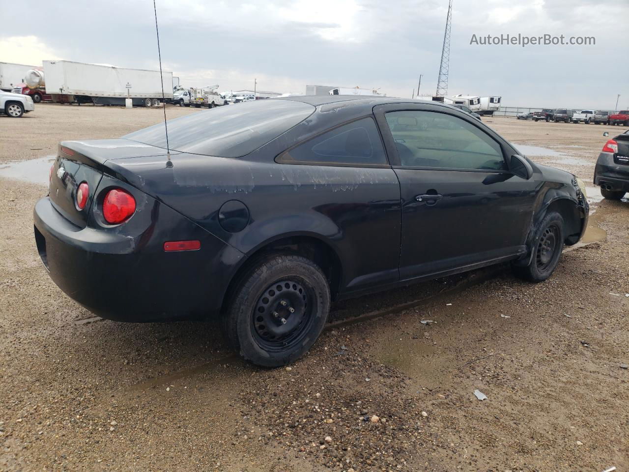 2007 Chevrolet Cobalt Ls Black vin: 1G1AK15F877303524