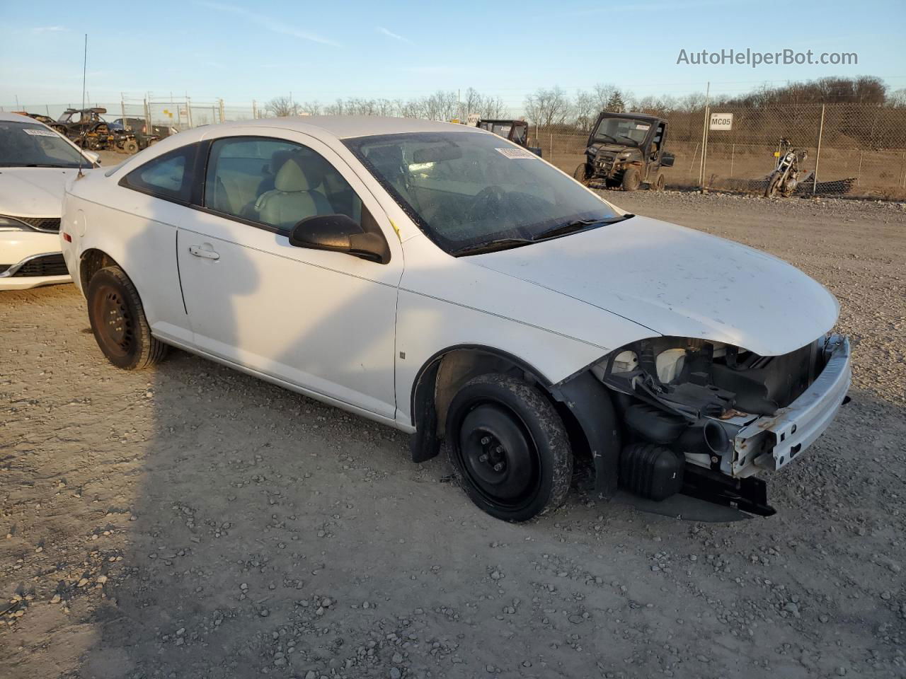 2007 Chevrolet Cobalt Ls White vin: 1G1AK15F877313809