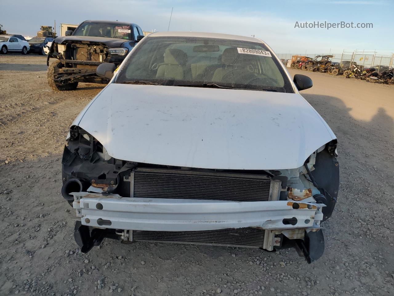 2007 Chevrolet Cobalt Ls White vin: 1G1AK15F877313809