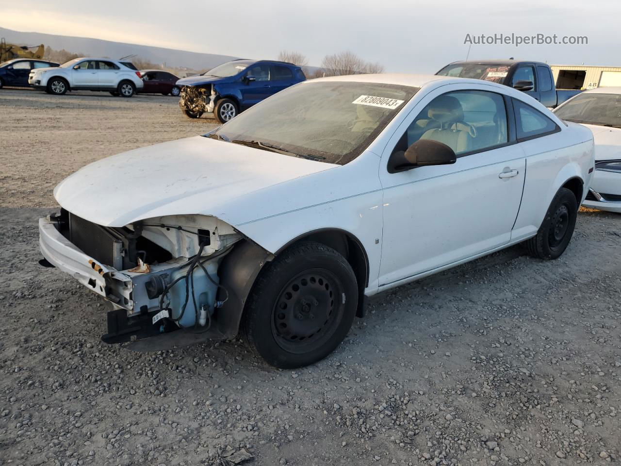 2007 Chevrolet Cobalt Ls White vin: 1G1AK15F877313809