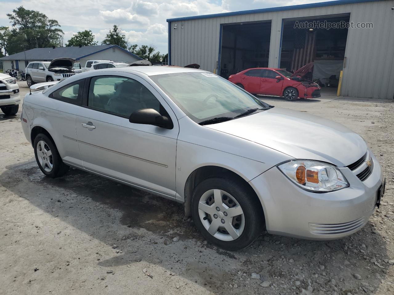 2007 Chevrolet Cobalt Ls Silver vin: 1G1AK15F877381642