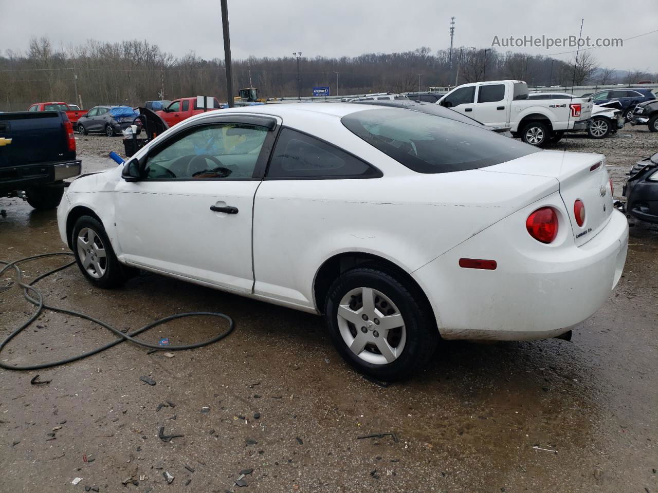 2007 Chevrolet Cobalt Ls White vin: 1G1AK15F977145663