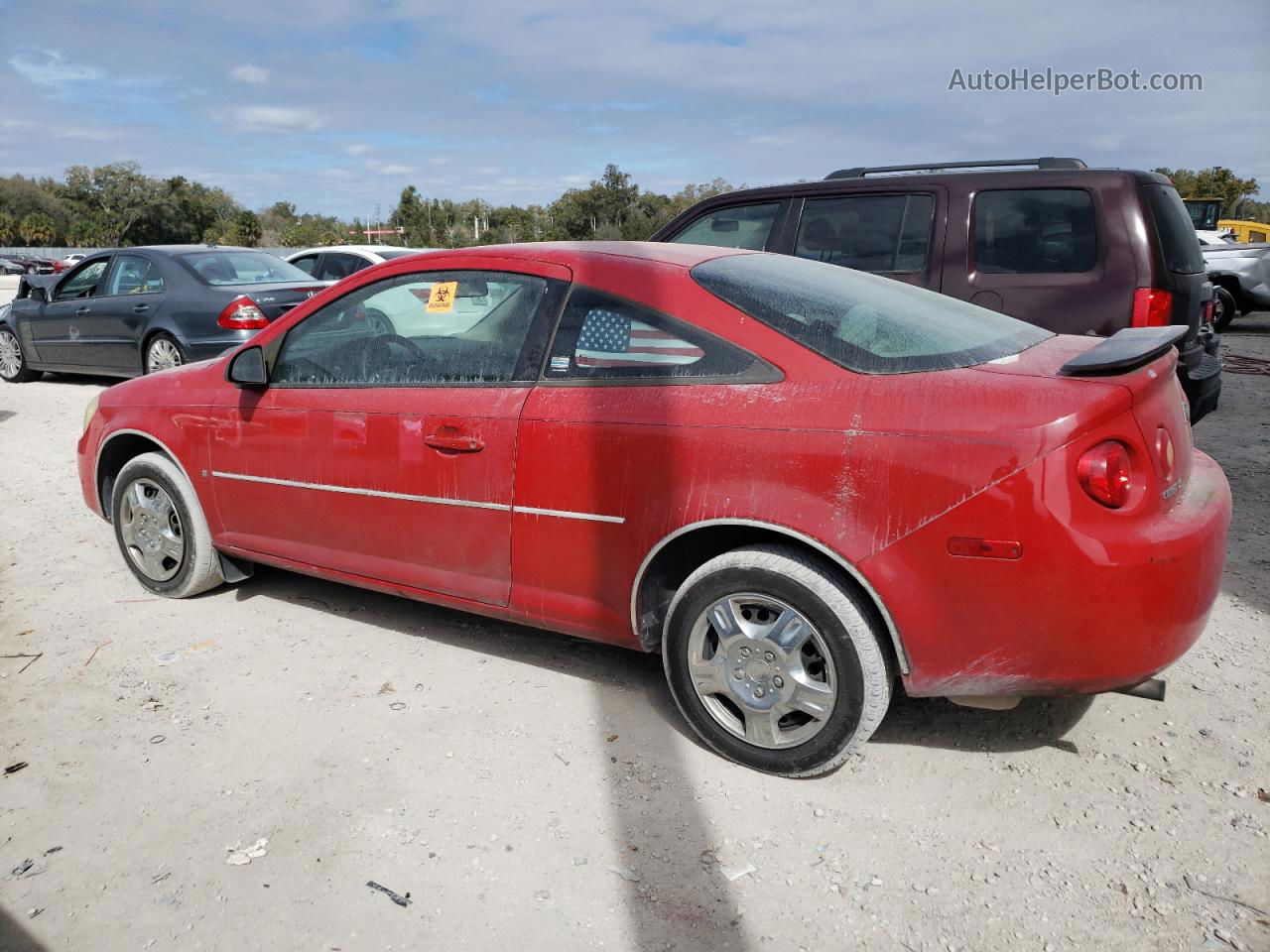 2007 Chevrolet Cobalt Ls Red vin: 1G1AK15F977386509