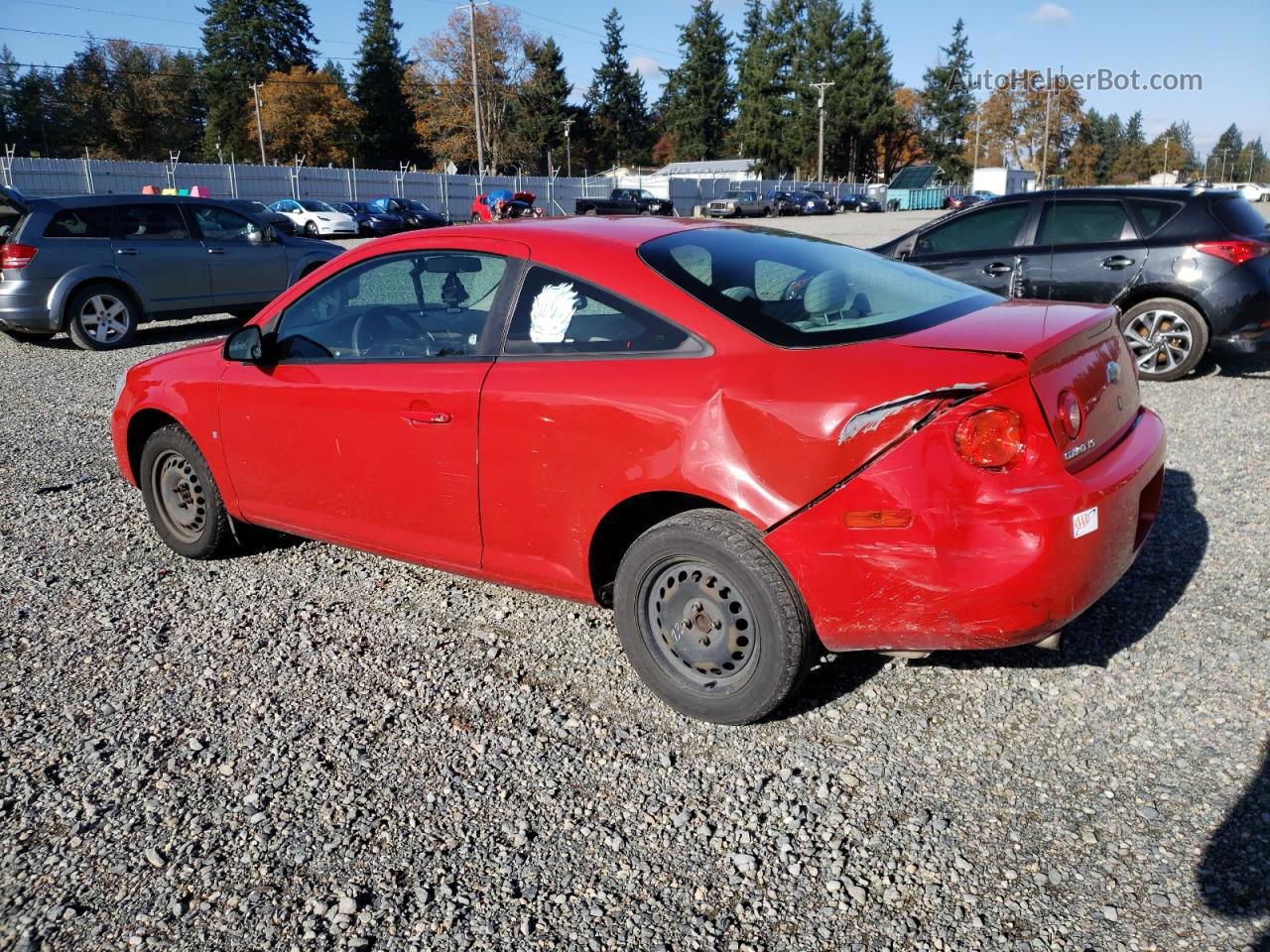 2007 Chevrolet Cobalt Ls Red vin: 1G1AK15FX77177148