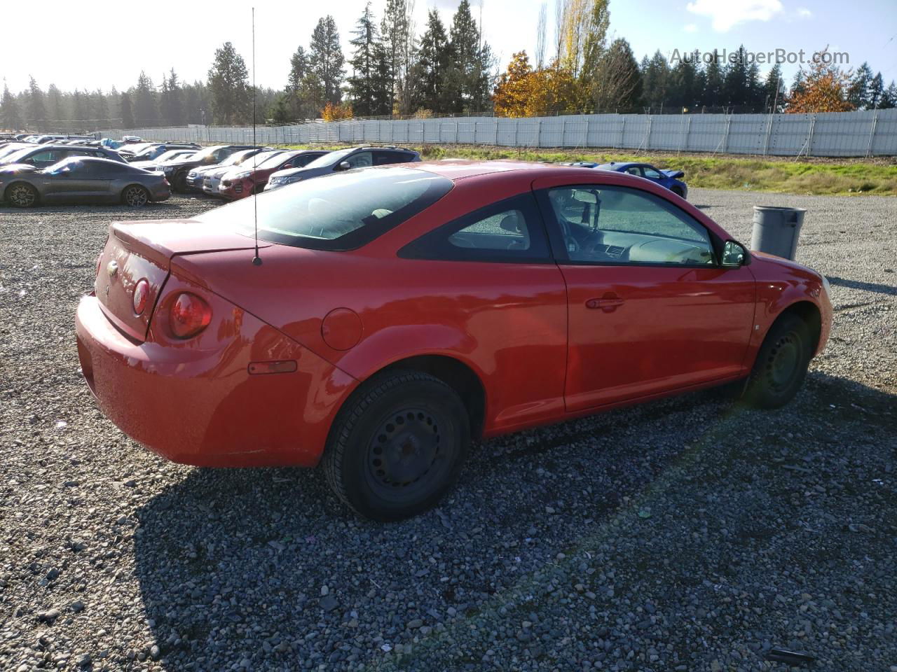 2007 Chevrolet Cobalt Ls Red vin: 1G1AK15FX77177148